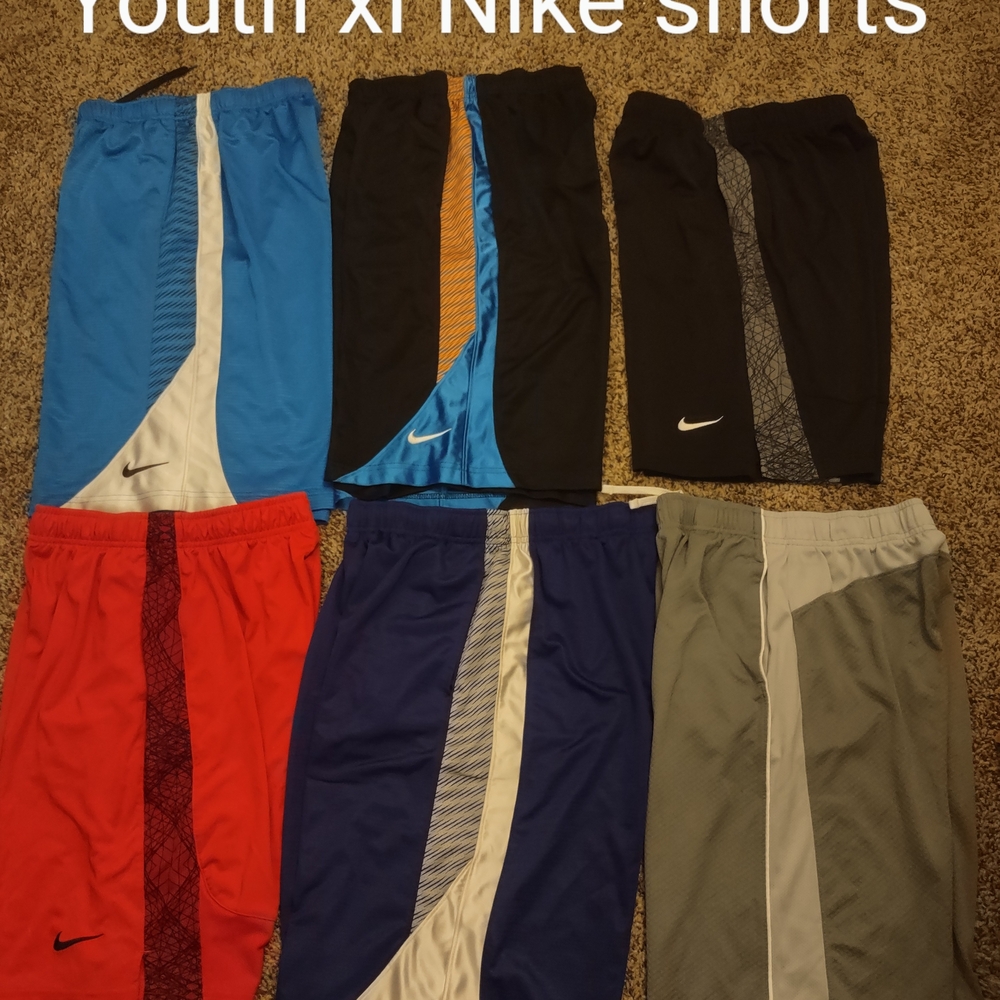 Nike Xl Youth Boys Basketball Short Bundle. Gently Used.